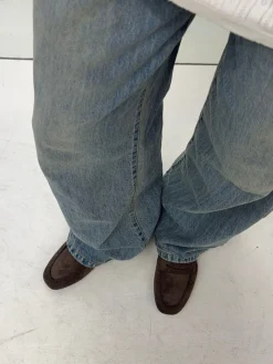 Watson loafers i ruskind - Mørkebrun