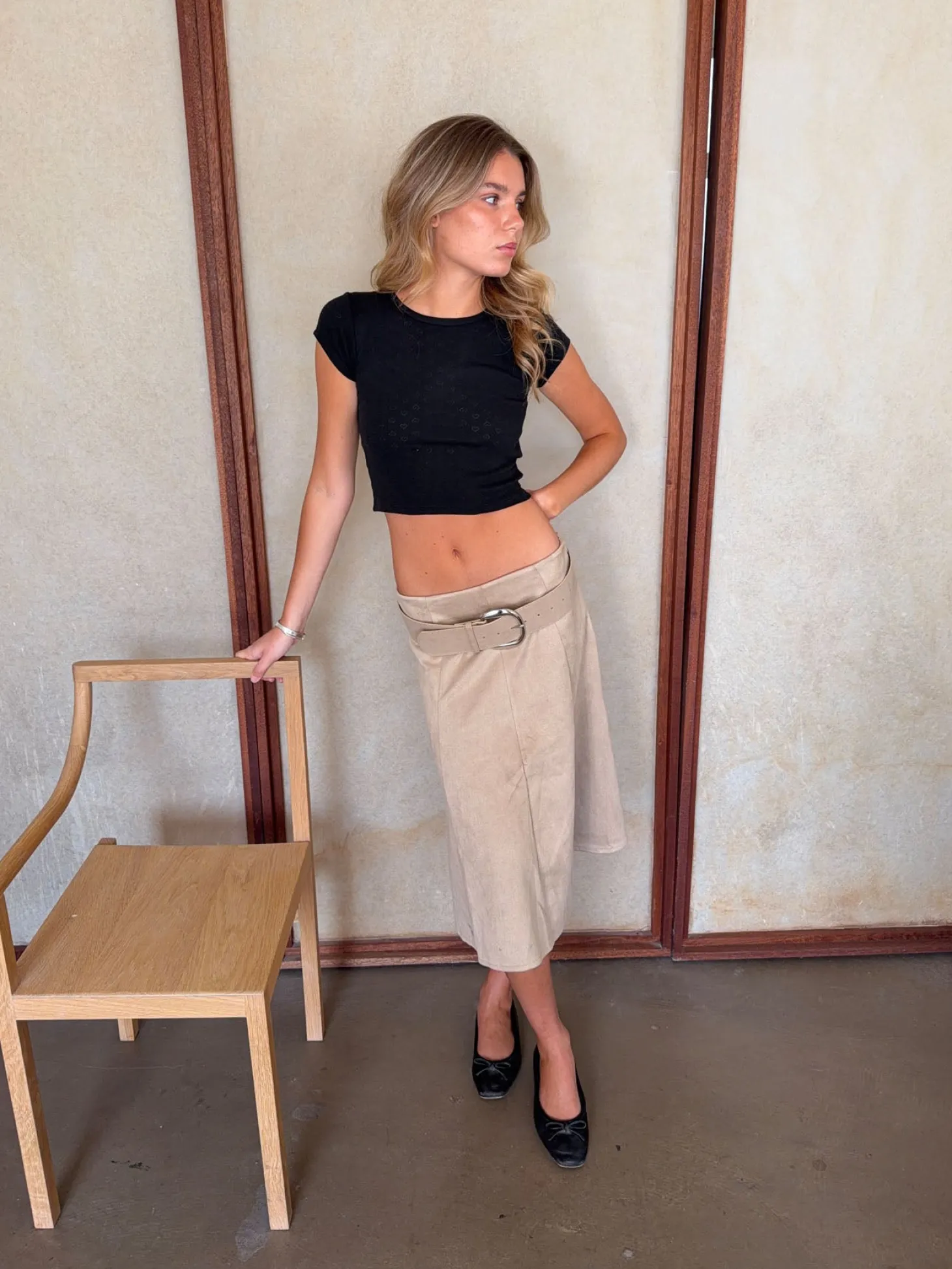Wela bælte - Beige