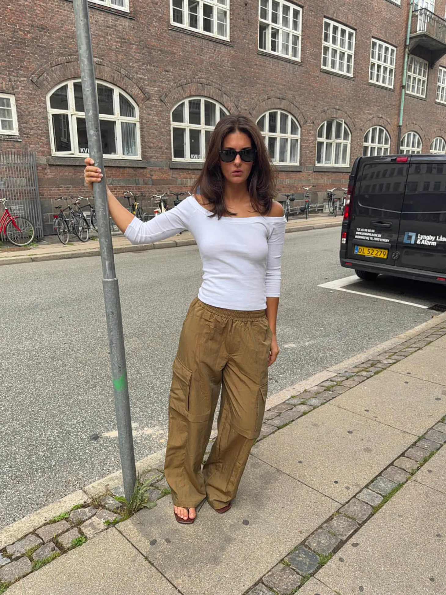 Yassy cargobukser - Lysebrun