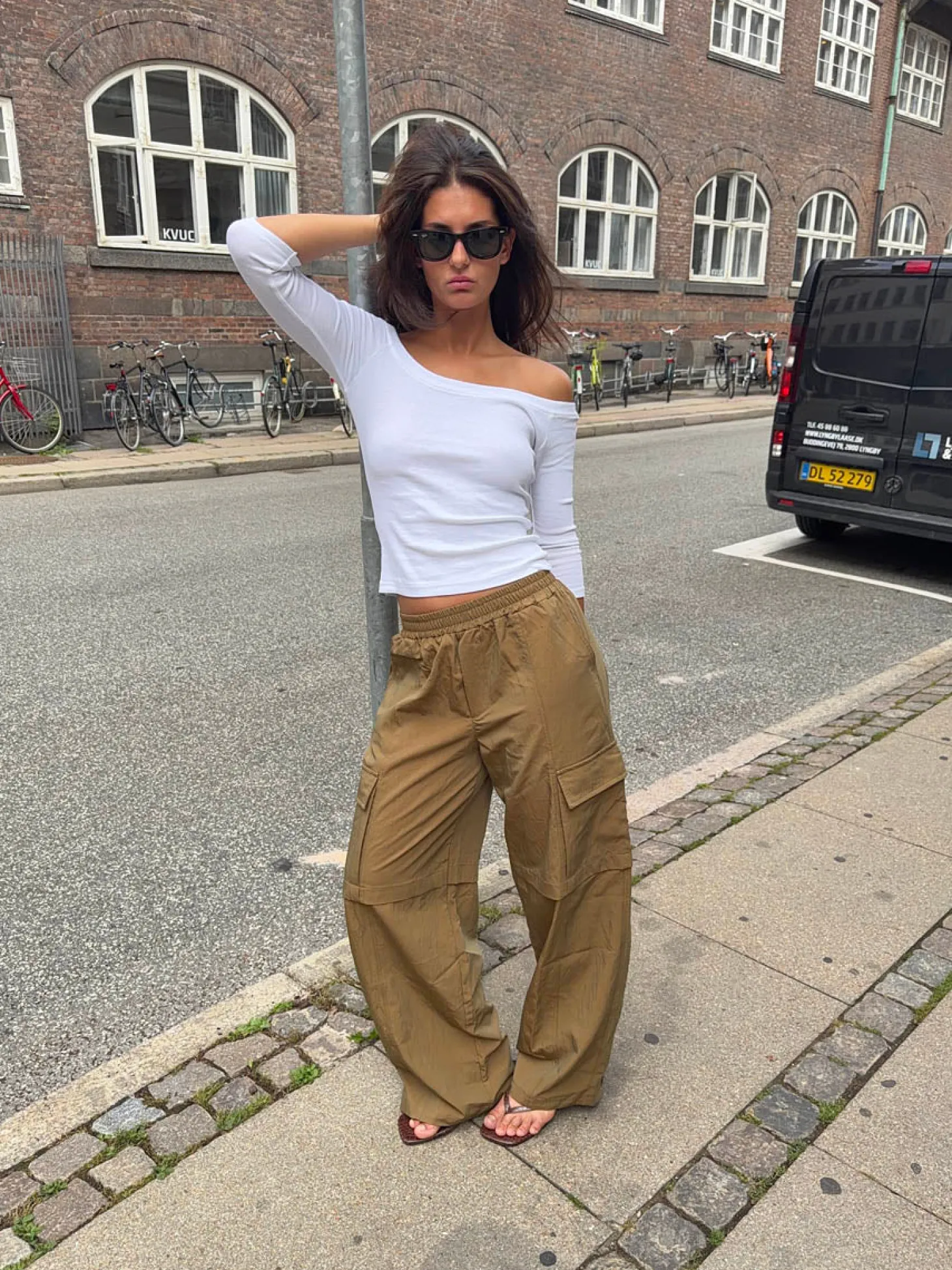 Yassy cargobukser - Lysebrun