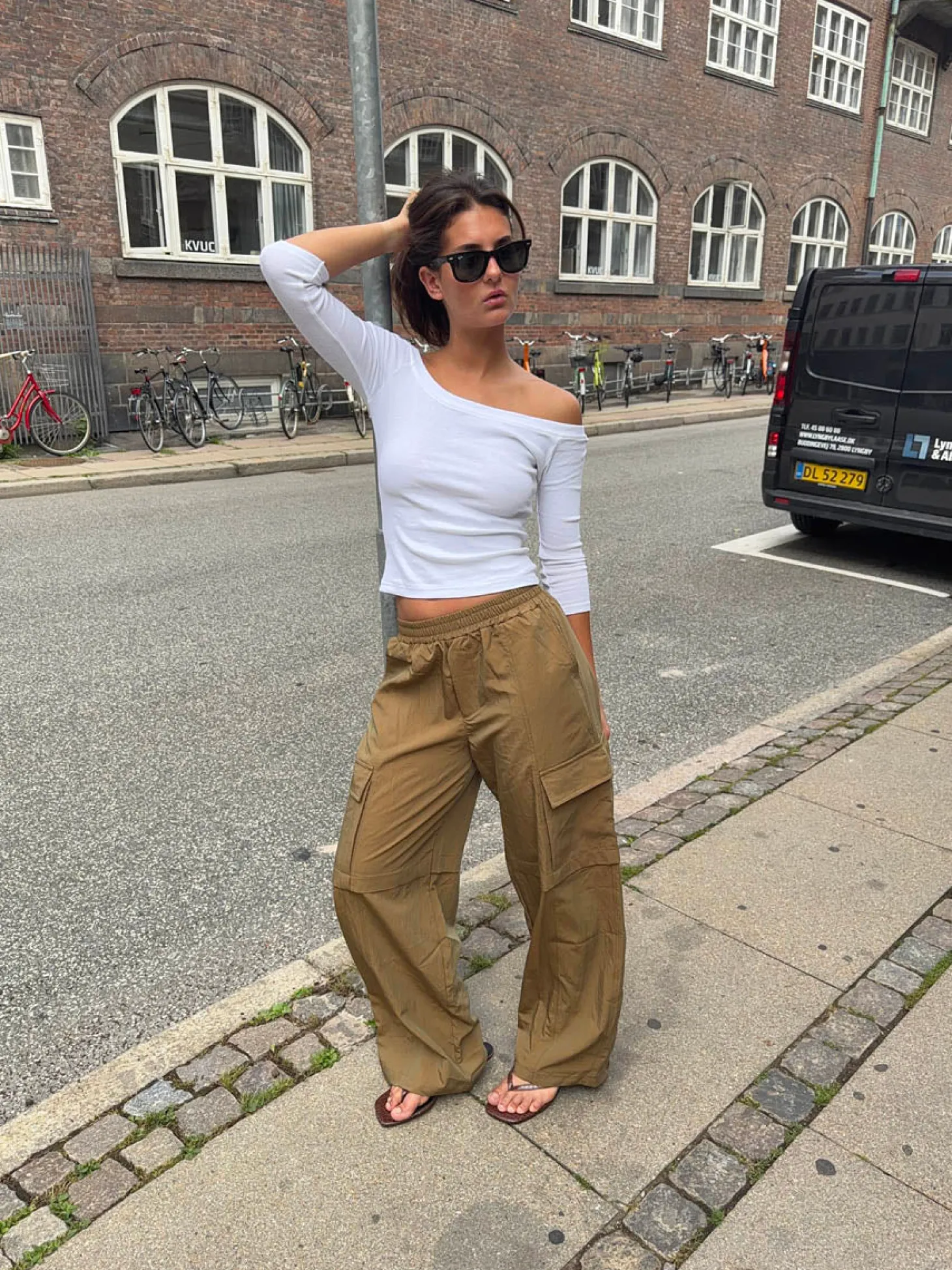 Yassy cargobukser - Lysebrun