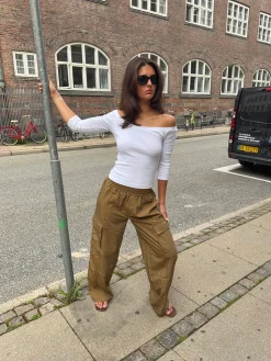 Yassy cargobukser - Lysebrun