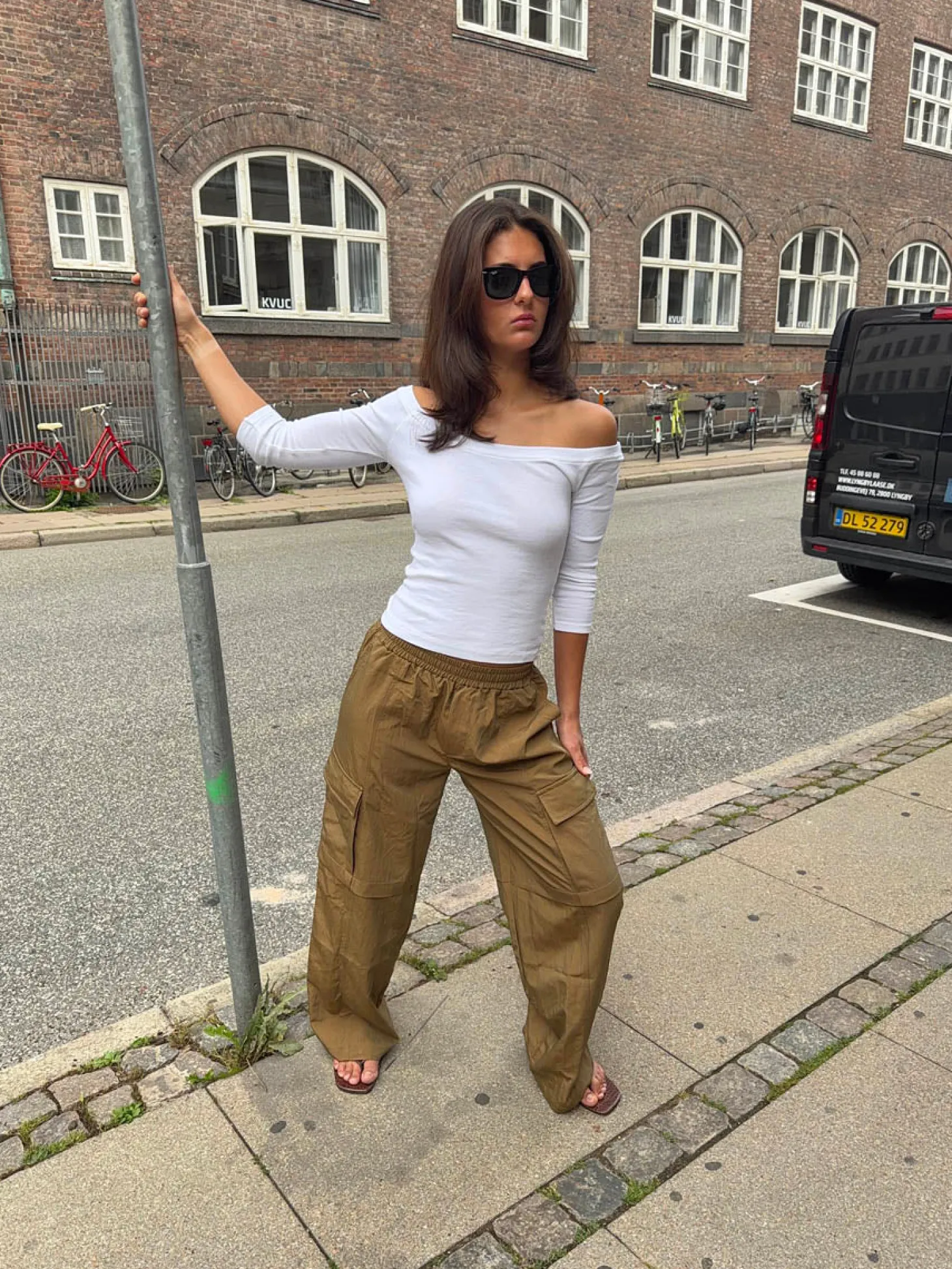 Yassy cargobukser - Lysebrun