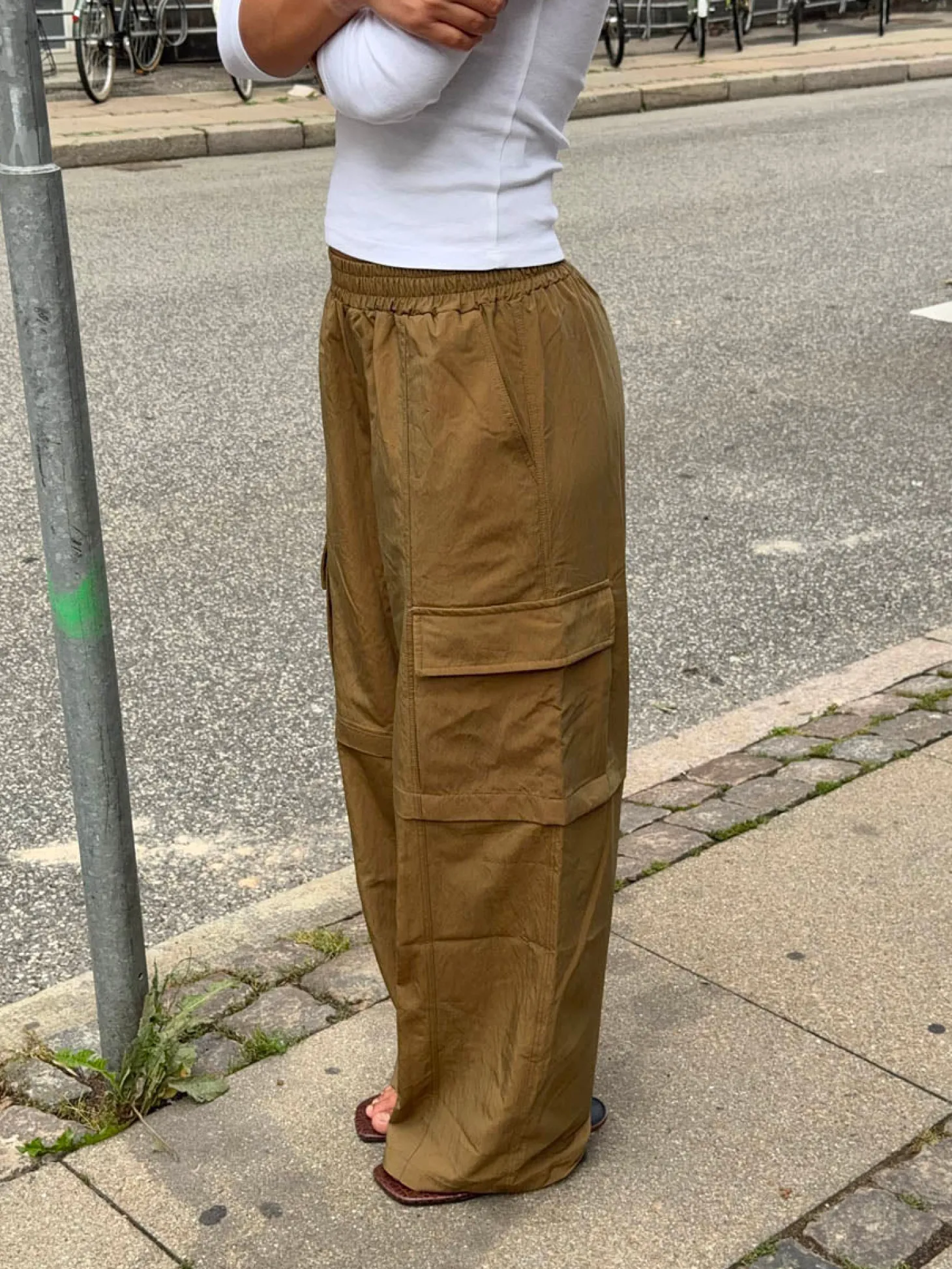 Yassy cargobukser - Lysebrun
