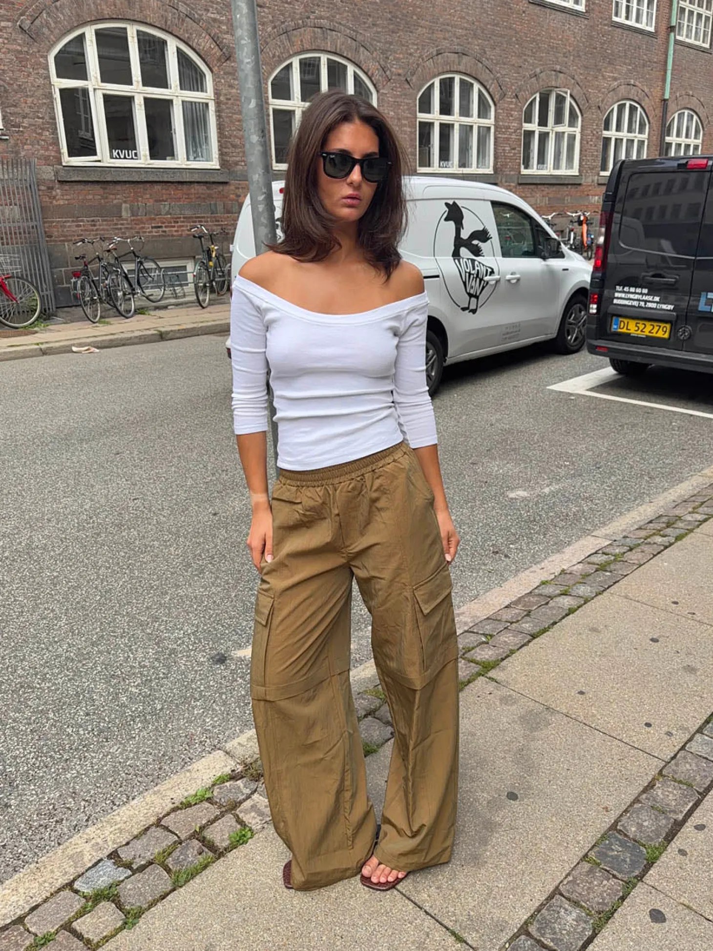 Yassy cargobukser - Lysebrun