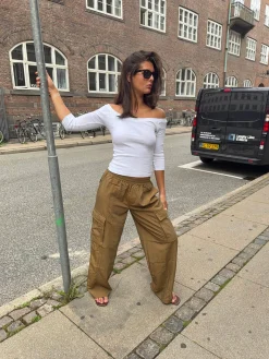Yassy cargobukser - Lysebrun
