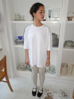 Zinnia oversized t-shirt - Hvid